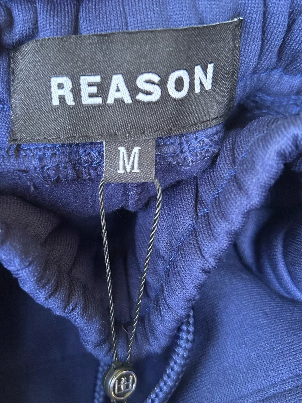 NWT Reason Brand Tokyo Jogger Sweatpants Mens Navy Graphic Streetwear M